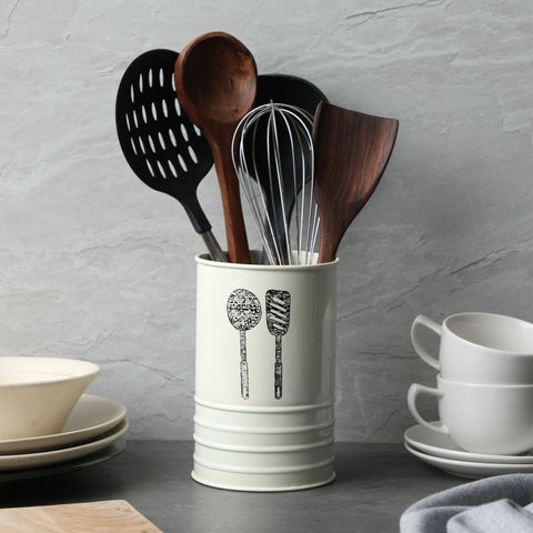 Dudki Stainless Steel Cutlery Holder ( Ivory)